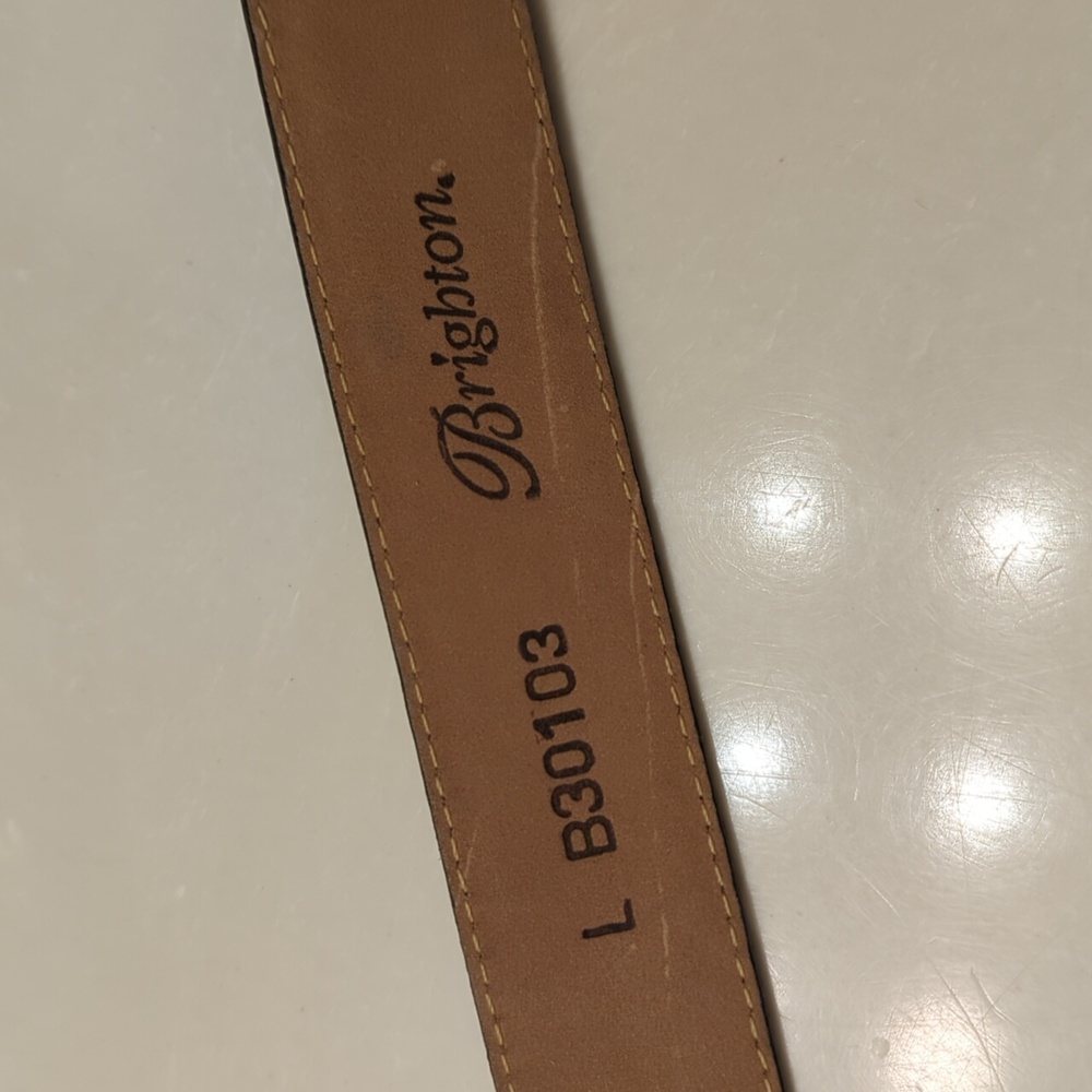 Brighton Croc-Embossed Belt - Picture 6 of 7
